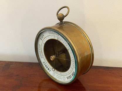 Antique Bourdon & Richard Metallic Aneroid Barometer c.19th Century - Oak House Trading