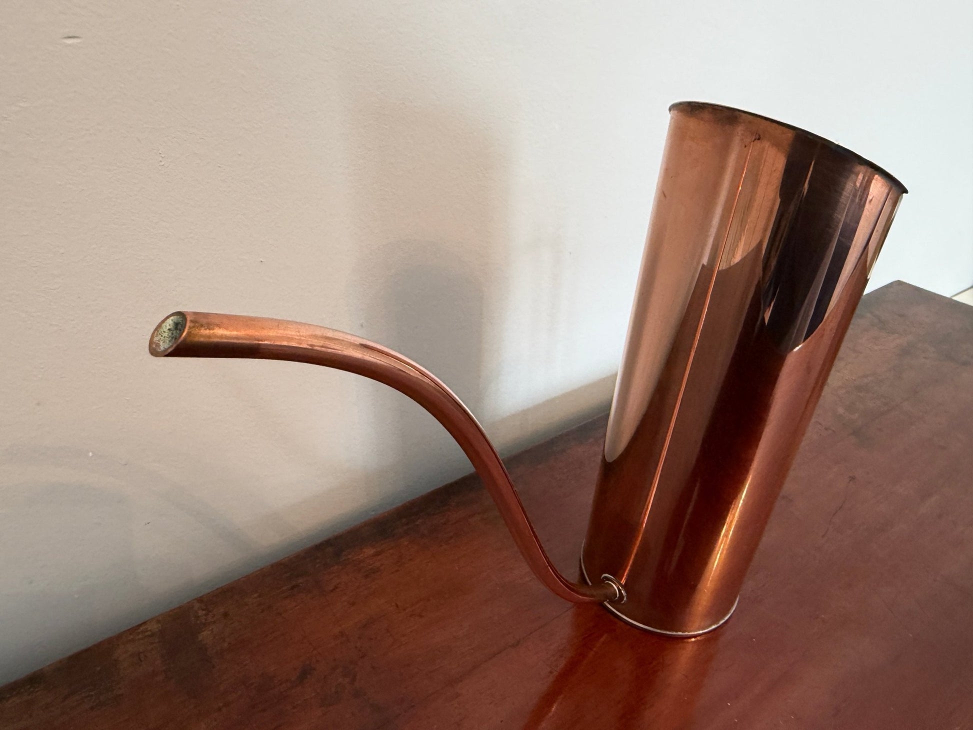 Vintage 1950s Gunnar Ander for Ystad - Metall Copper Water Pitcher / Watering Can Sweden - Oak House Trading