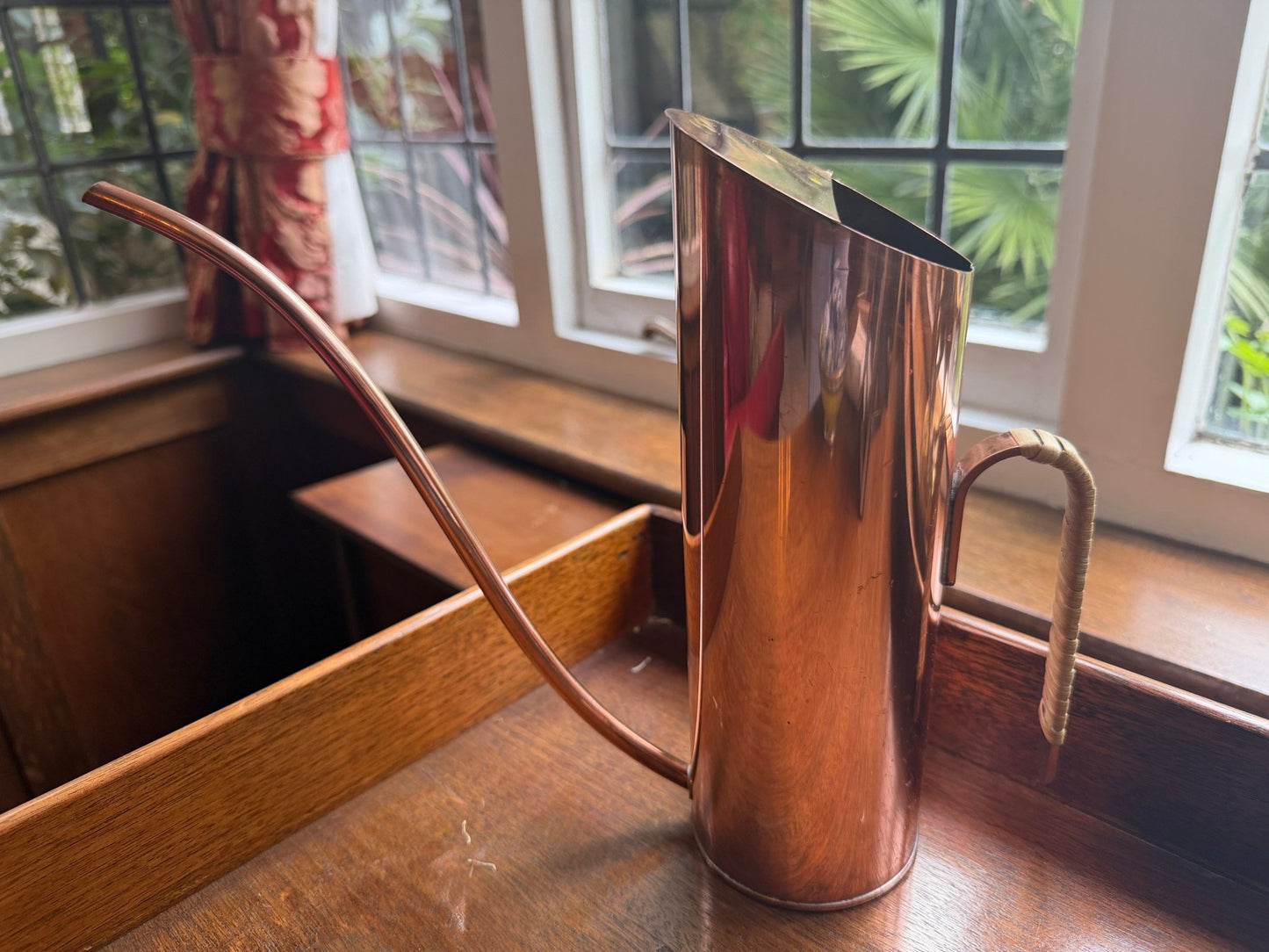 Vintage 1950s Gunnar Ander for Ystad - Metall Copper Water Pitcher / Watering Can Sweden - Oak House Trading