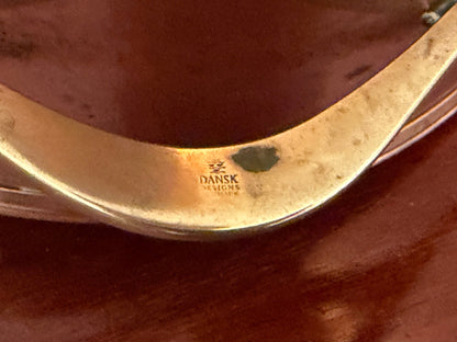 Vintage Dansk Copper Pot with Lid Brass Handles Jens Quistgaard Style - Oak House Trading